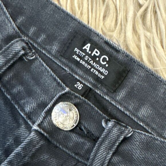 A.P.C. Black jeans size 26 - Picture 2 of 4